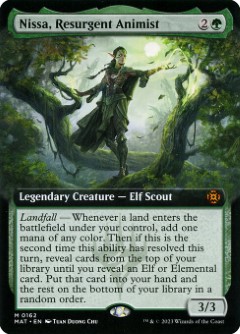 Nissa, Resurgent Animist March of the Machine- The Aftermath Bordless